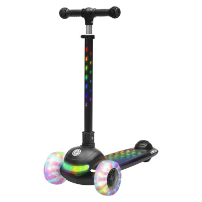 Самокат трёхколёсный Velobibi Spark СМК-2823 чёрный 01